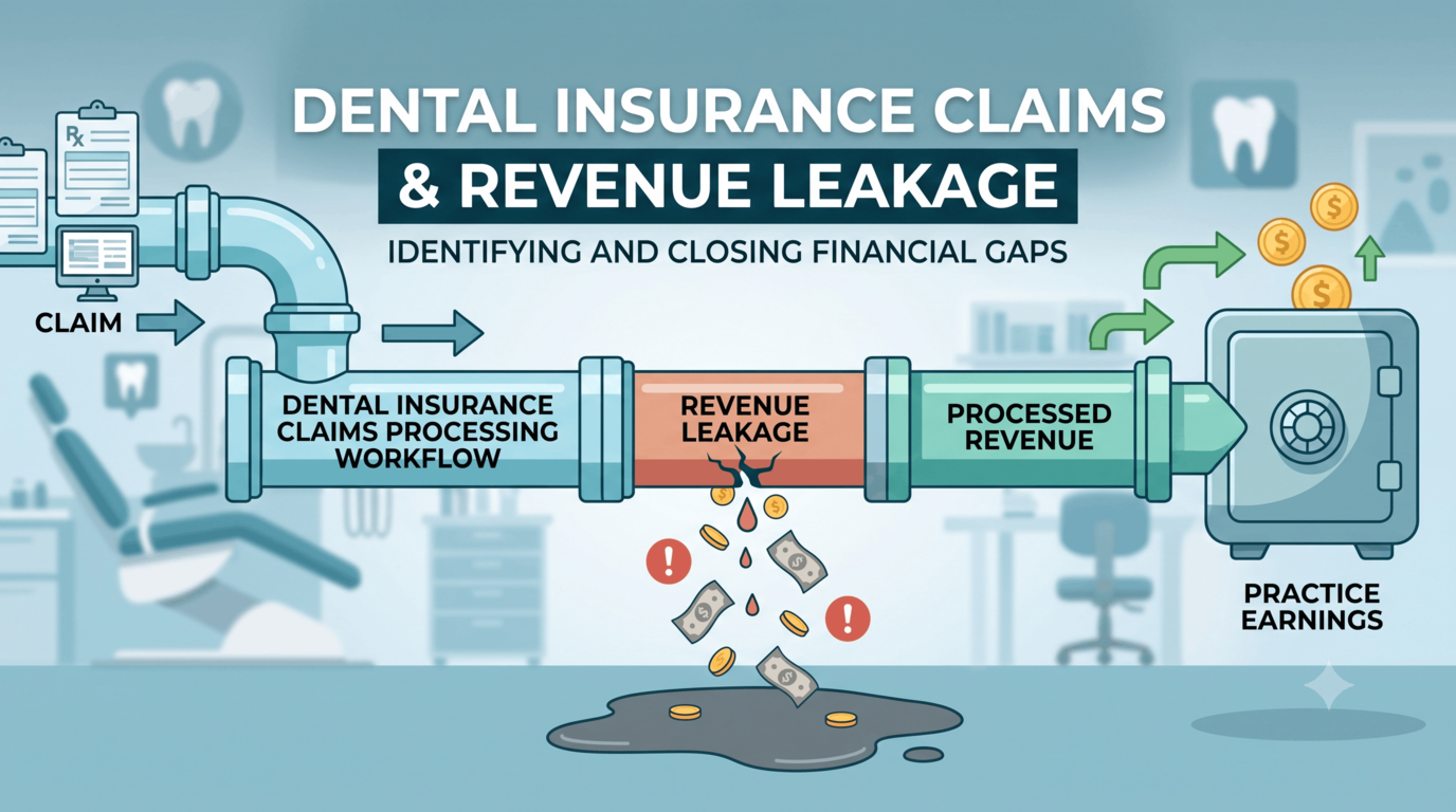The Five Places Dental Clinics Leak Insurance Revenue