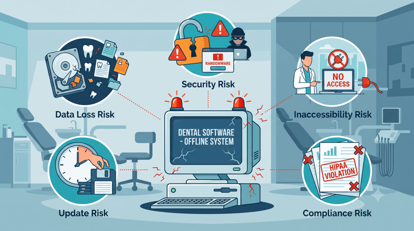 The Bad Side of Offline Dental Software: Hidden Costs Clinics Notice Too Late