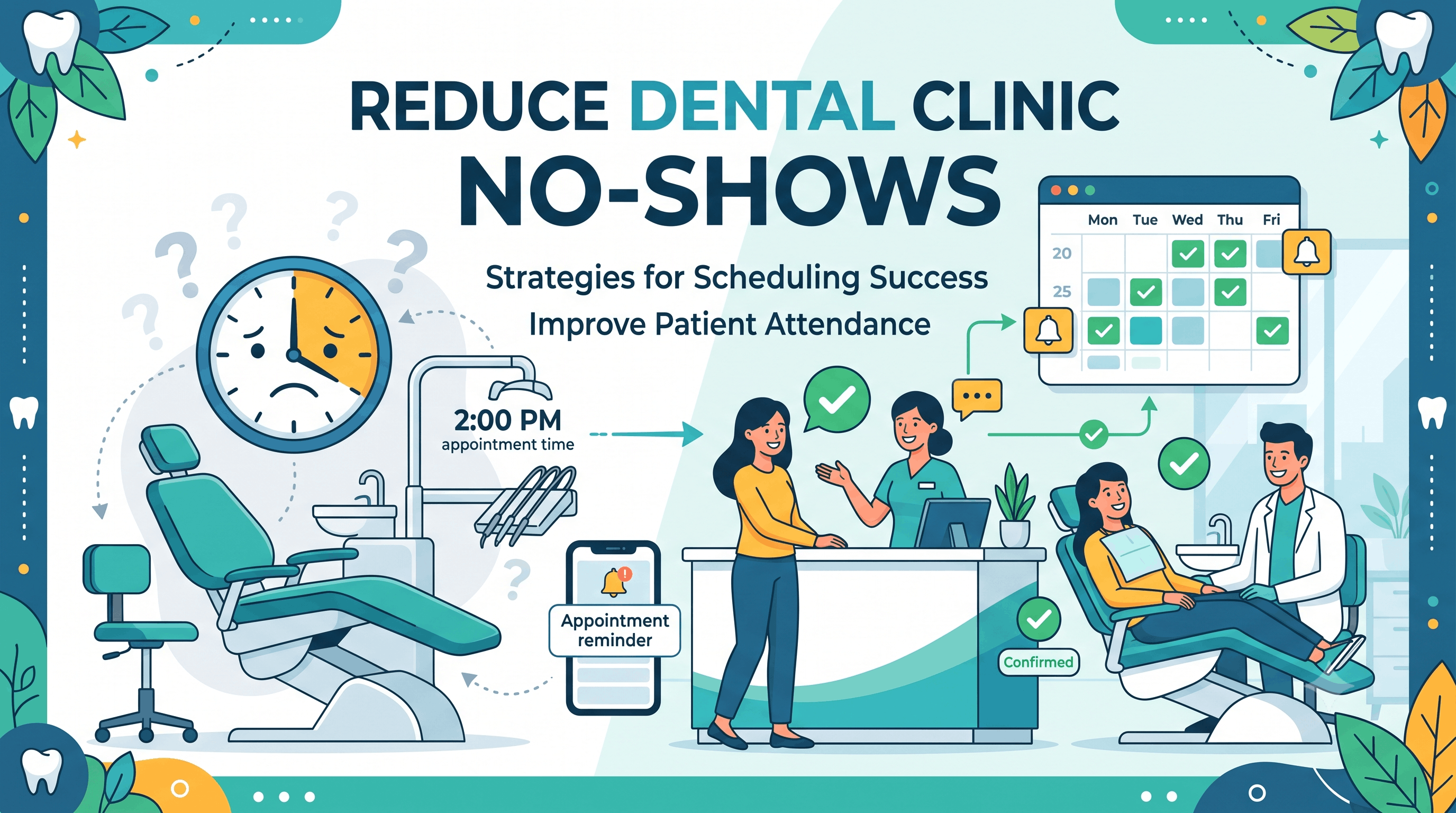How to Cut Dental Clinic No-Shows Without Hiring More Front-Desk Staff