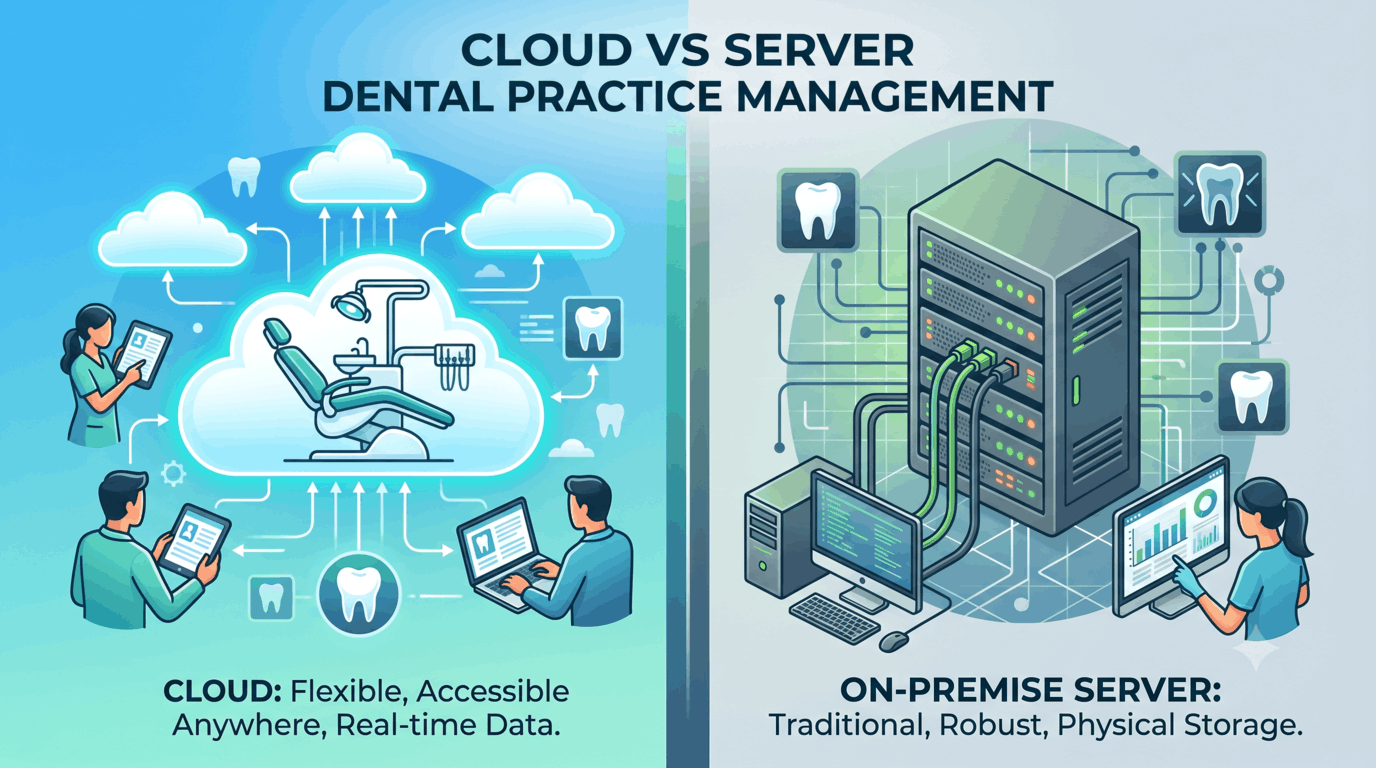 Cloud vs Server Dental Software: The Decision Is Really About Operating Model